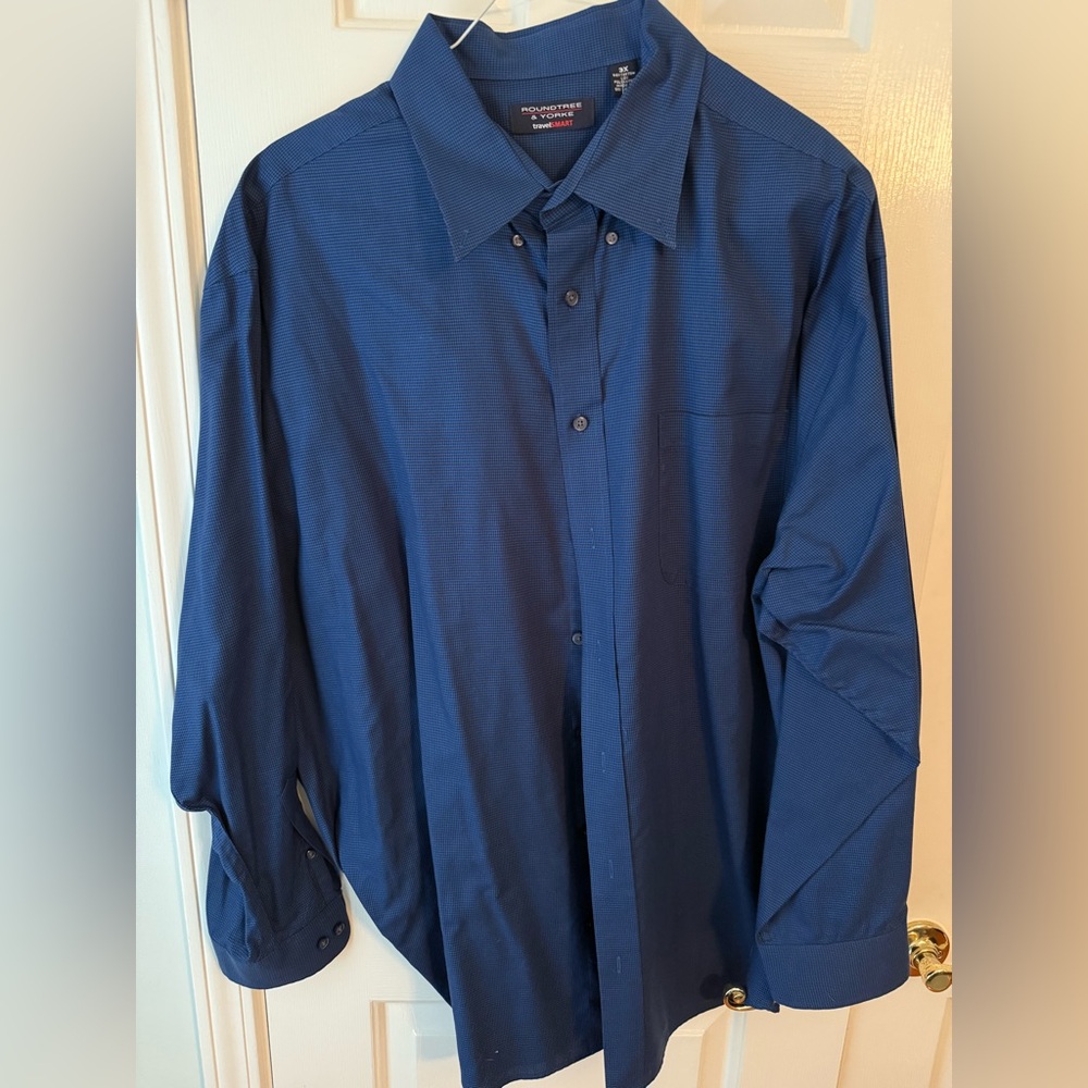 Men's Blue Dress Shirt